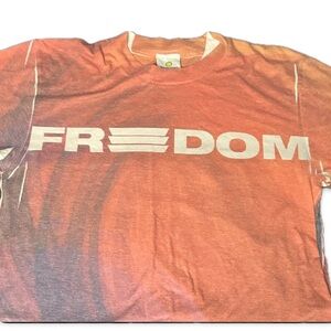 Freedom Men's Orange Graphic Tee